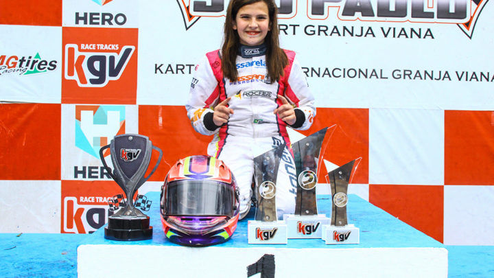 Antonella Bassani conquista vitórias em duas categorias em São Paulo