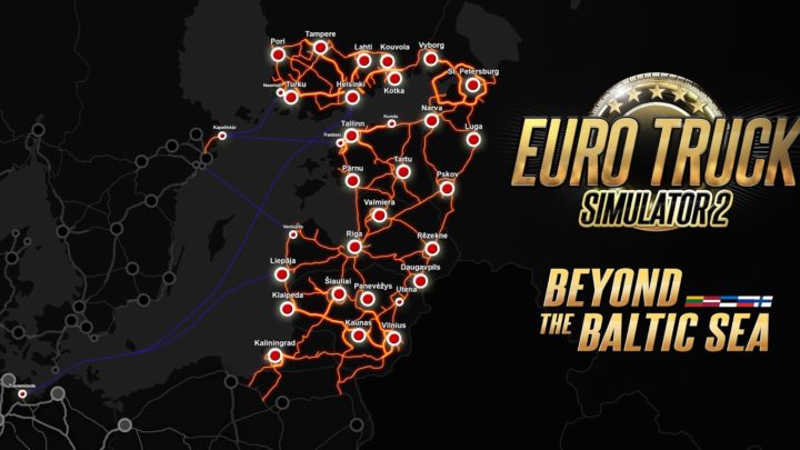 SCS divulga detalhes e data de lançamento da DLC “Além do mar Báltico” para ETS2