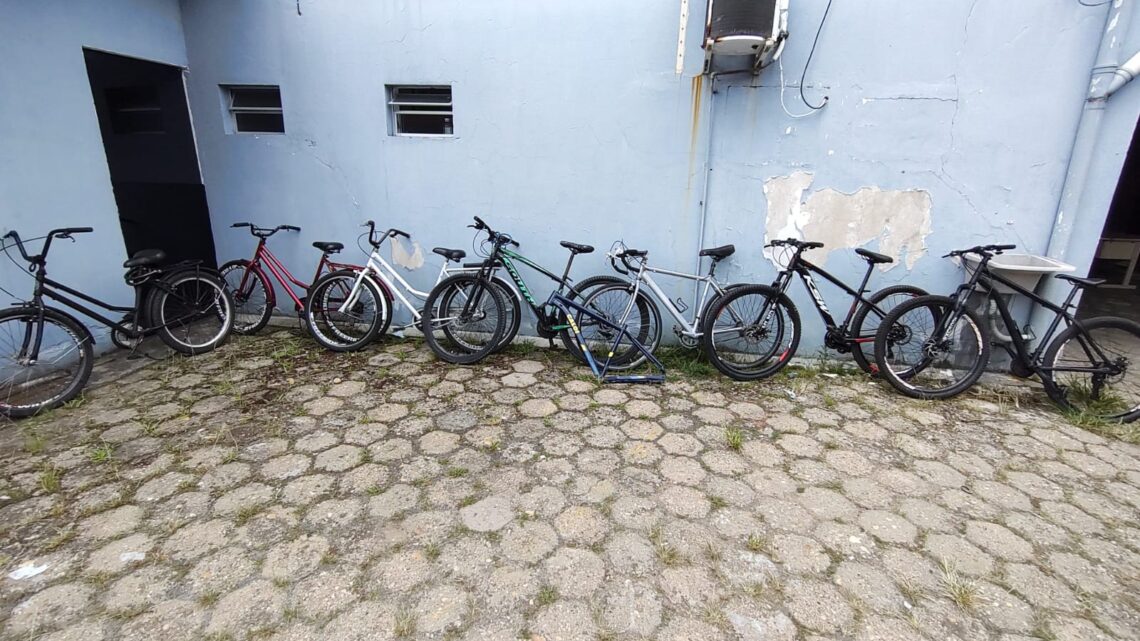 Sete bikes roubadas são recuperadas em Camboriú