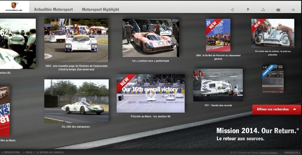 Missão 2014–Porsche conta tudo em site.