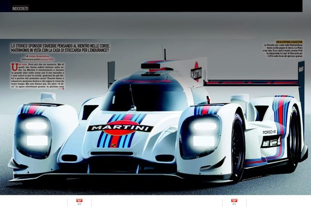 Teremos novamente a parceria Porsche-Martini em 2014?