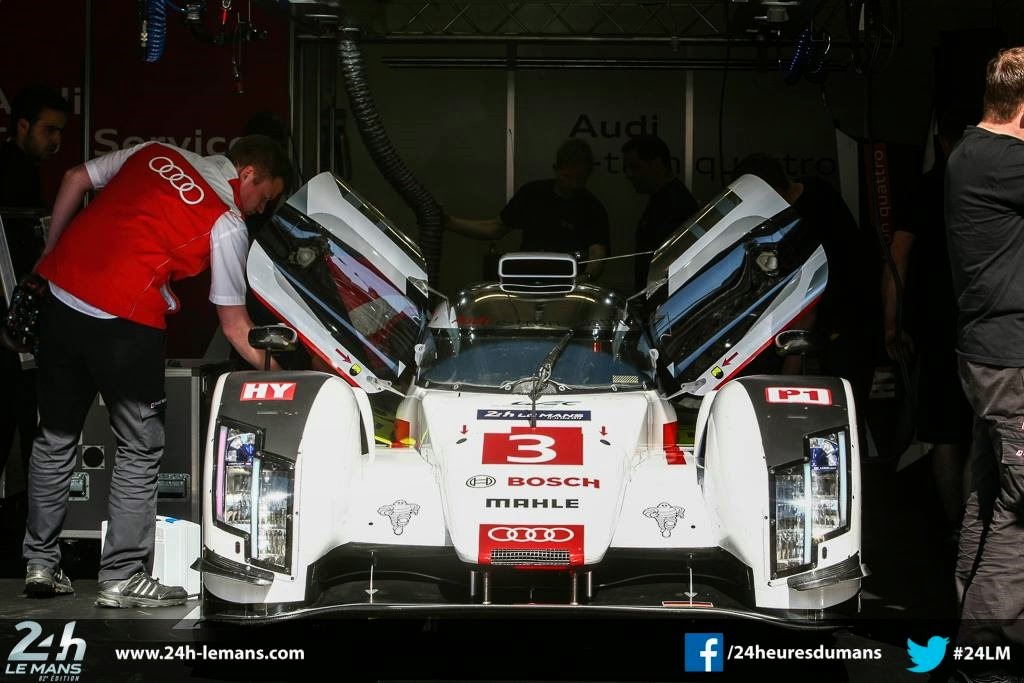 Audi pronta para Le Mans
