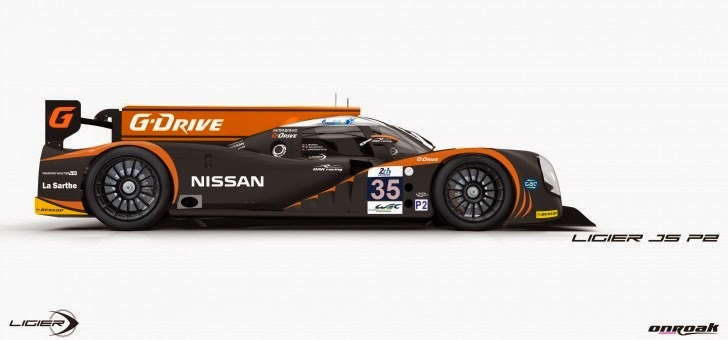 G-Drive revela cores do seu Ligier JS P2 para Le Mans