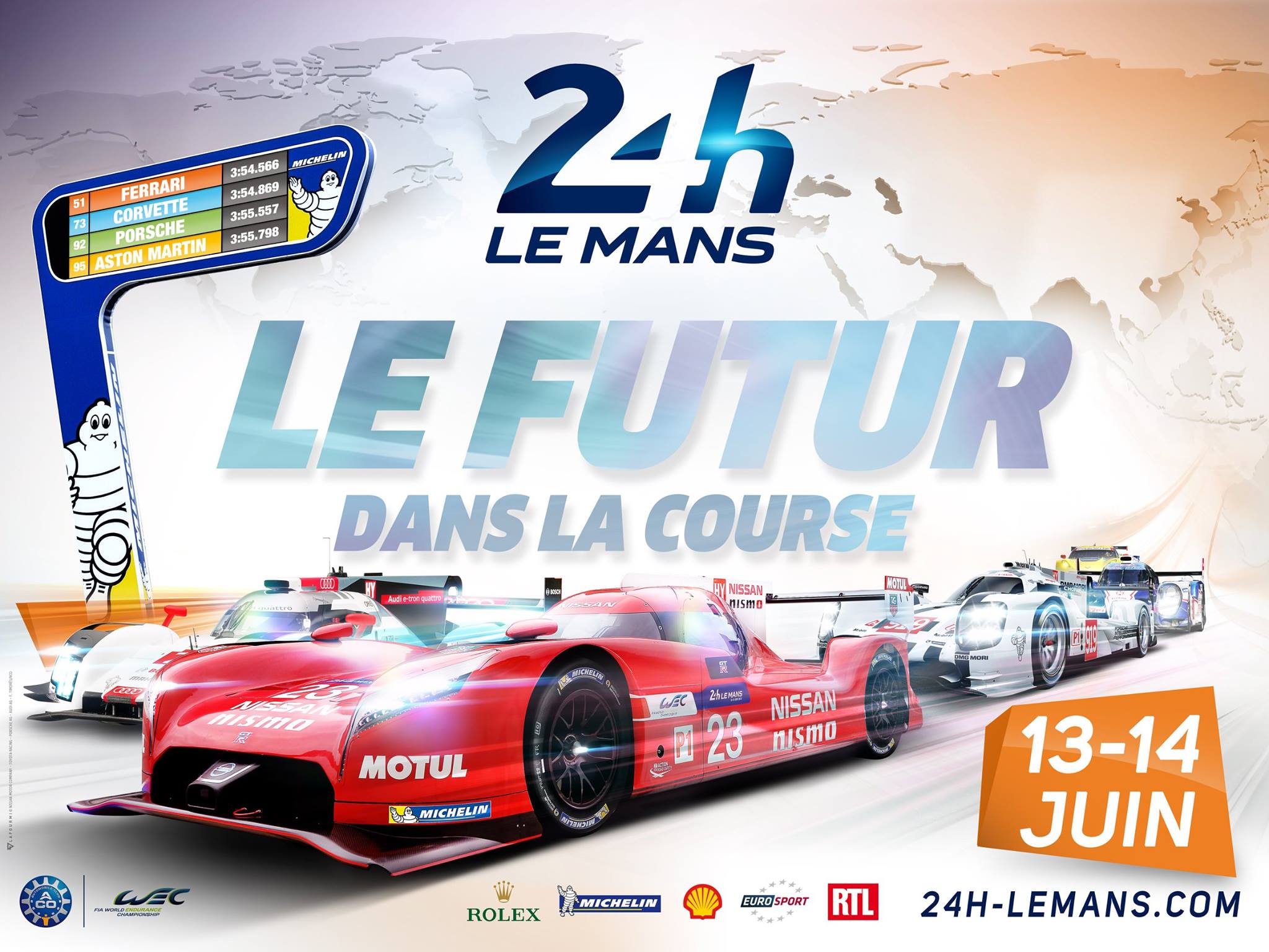 Em cerimônia na França, ACO apresenta equipes que irão disputar Le Mans 2015