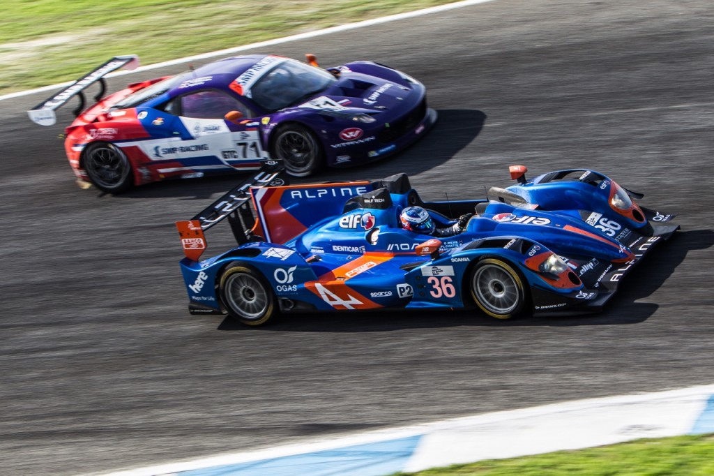 Paul-Loup Chatin (FRA) / Nelson Panciatici (FRA) / Oliver Webb (GBR) drivers of car #36 SIGNATECH ALPINE  (FRA) Alpine A450b - Nissan  Race at Circuito Estoril - Cascais - Portugal
