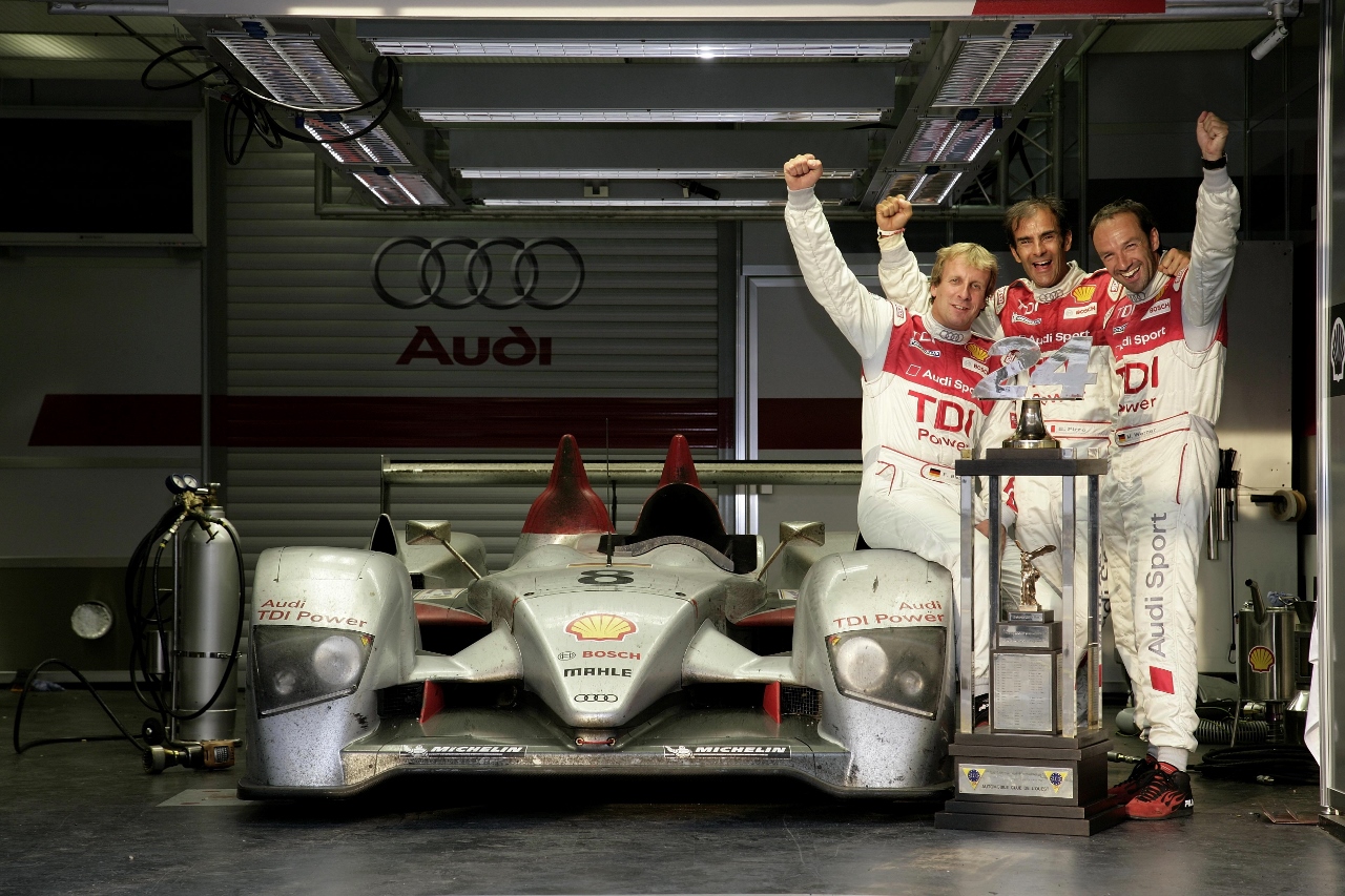 Em 2006 Audi vencia Le Mans pela primeira vez com um motor Diesel