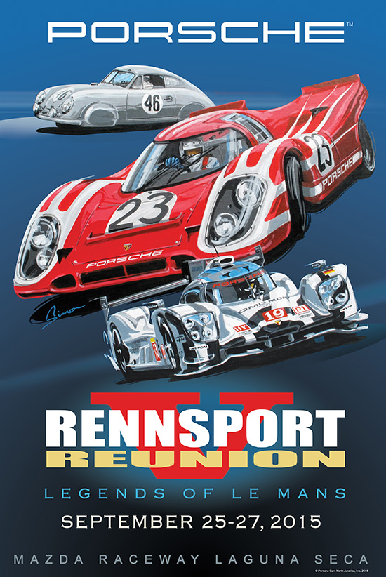 Porsche Rennsport Reunion acontece neste final de semana em Laguna Seca