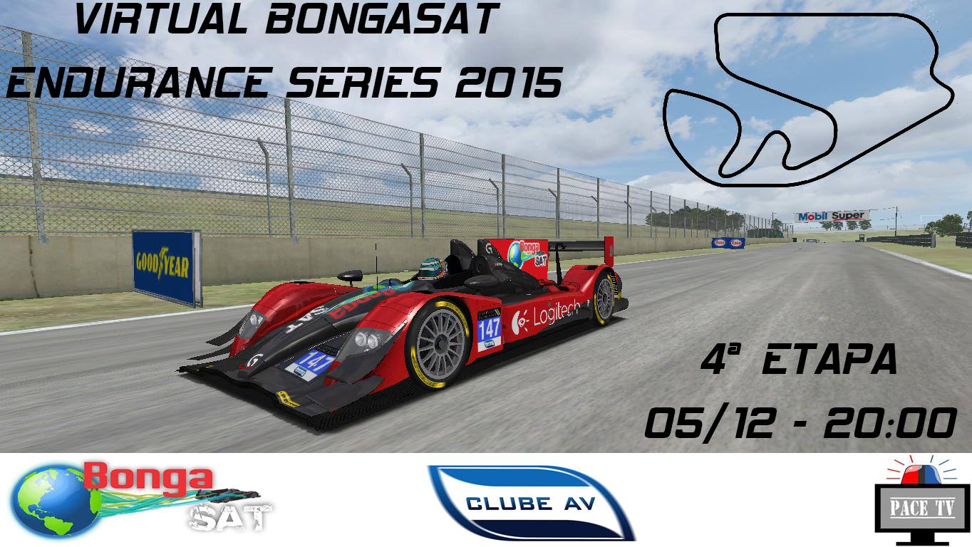 4º etapa do Virtual Bongasat Endurance Series em Interlagos está chegando!