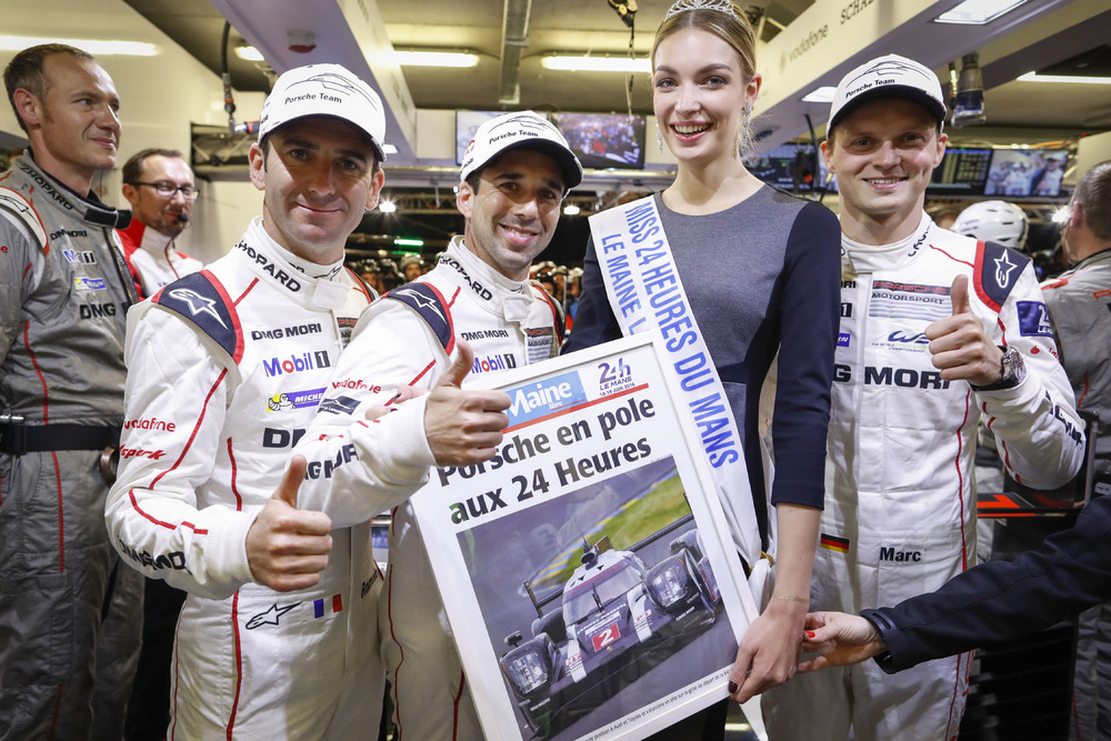 Porsche marca a pole para as 24 horas de Le Mans