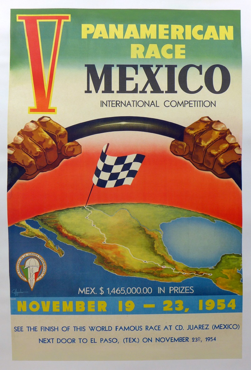 Carrera Panamericana. Versão latina da Targa Florio Italiana.