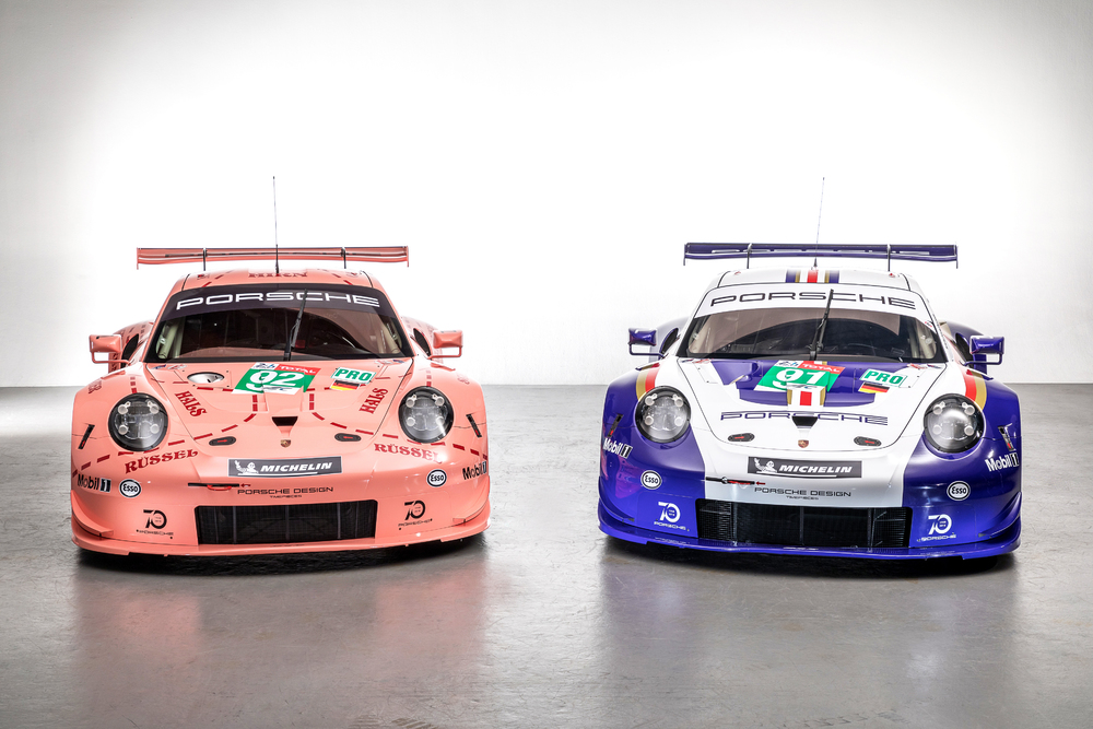 Porsche apresenta pinturas clássicas para Le Mans