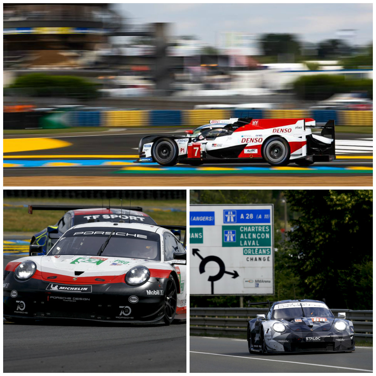 Toyota e Porsche lideram no primeiro treino livre em Le Mans