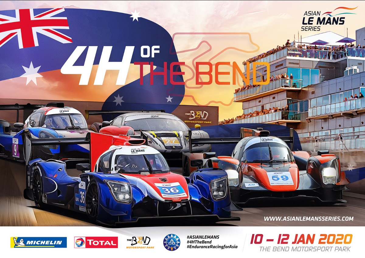 Etapa da Asian Le Mans Series na Austrália com 26 inscritos