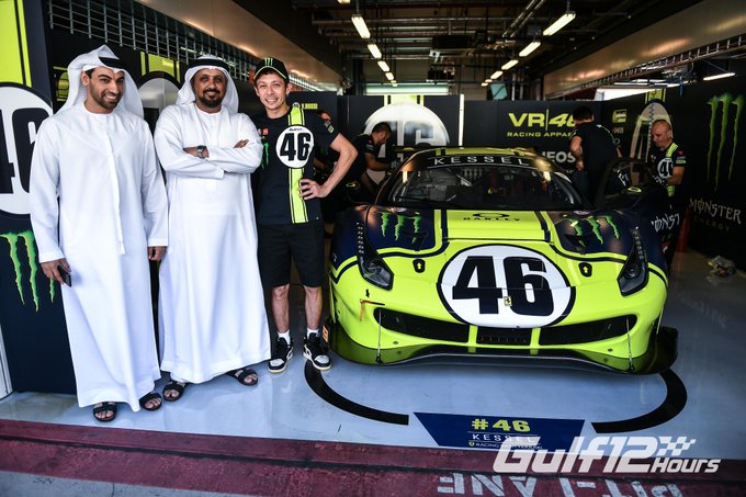 Valentino Rossi nas 12 Horas de Abu Dhabi