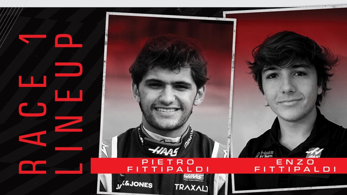 Pietro e Enzo Fittipaldi correm na F1 Virtual pela equipe Haas