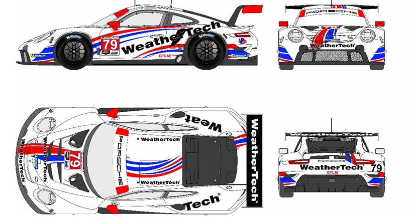 WeatherTech Racing e Proton Competition com Porsche GTLM na IMSA