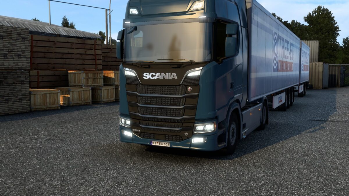 Download de Fog Lights para nova Scania do ETS2