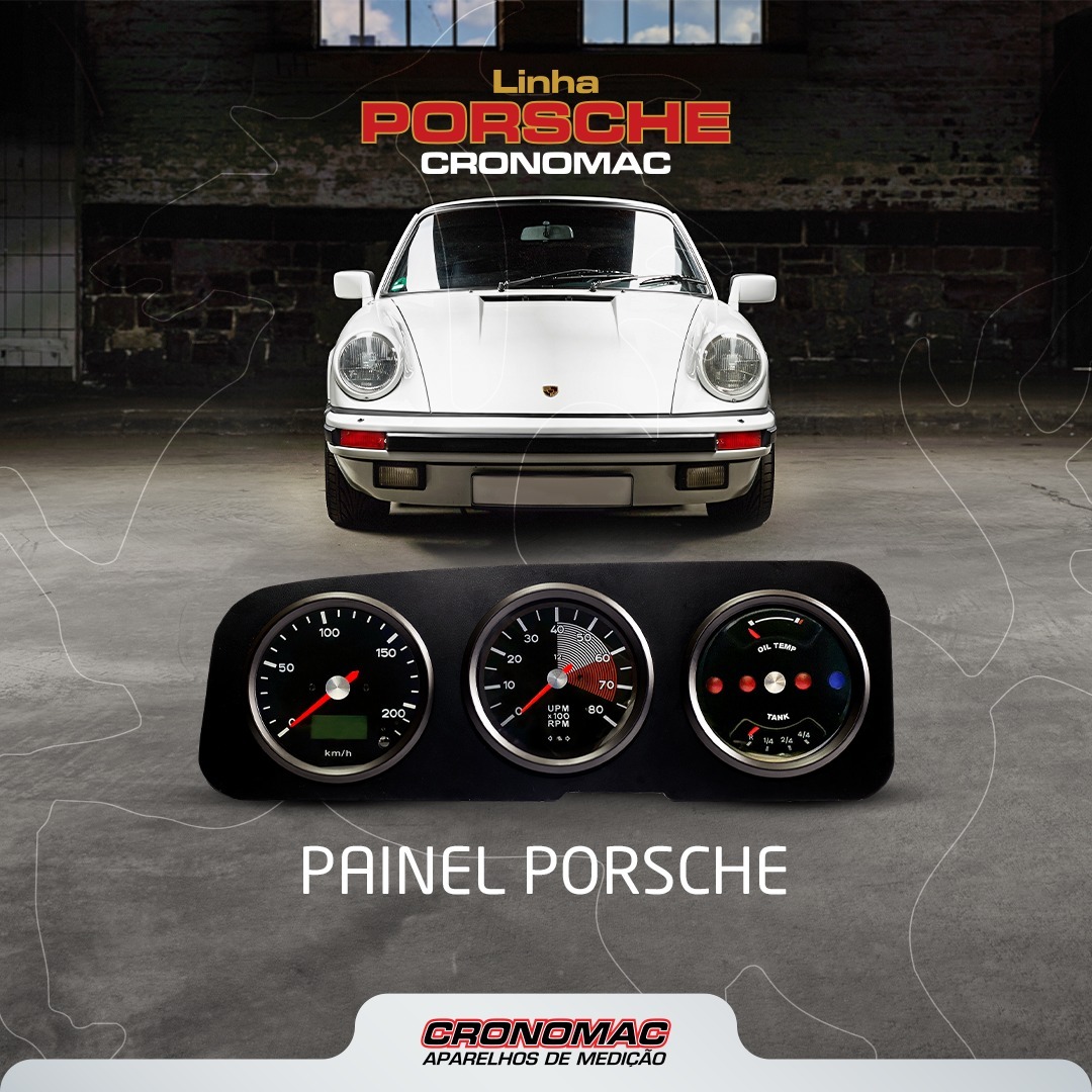Cronomac lança medidores Porsche