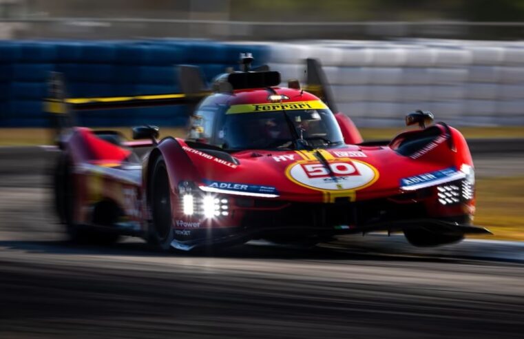Ferrari enfrenta dificuldades durante testes do WEC em Sebring