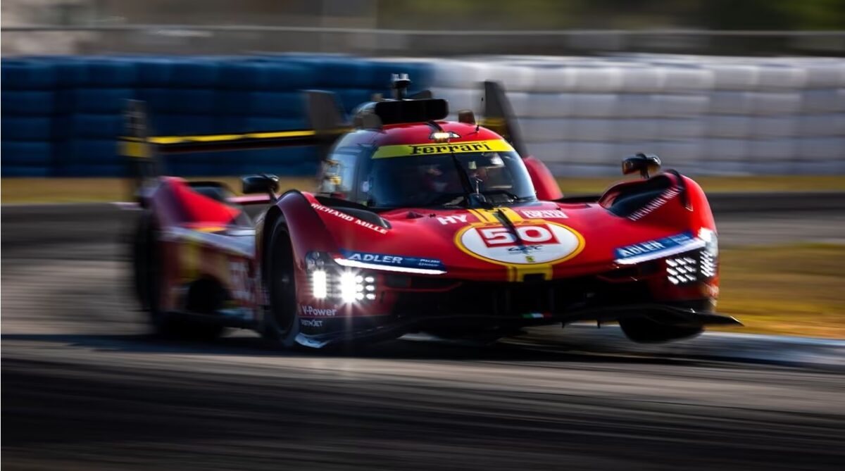 Ferrari enfrenta dificuldades durante testes do WEC em Sebring