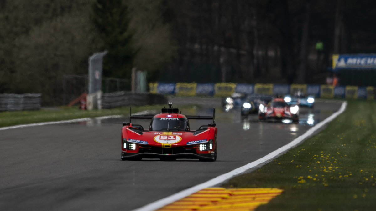 Ferrari lidera o segundo treino livre em Spa-Francorchamps pelo WEC