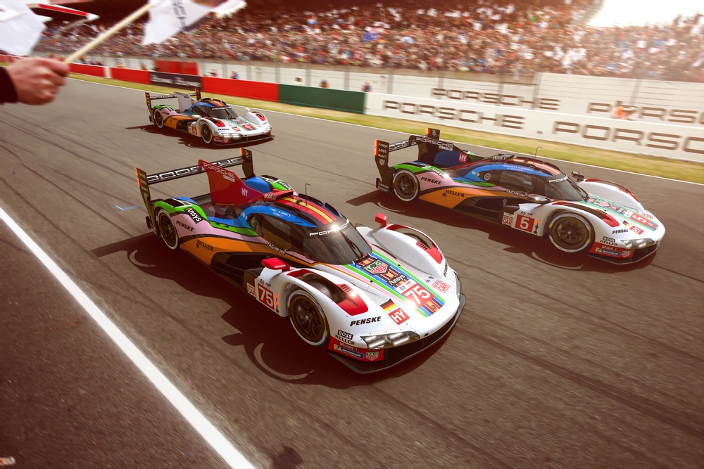 Entenda o significado de cada cor da pintura do Porsche 963 para as 24 Horas de Le Mans