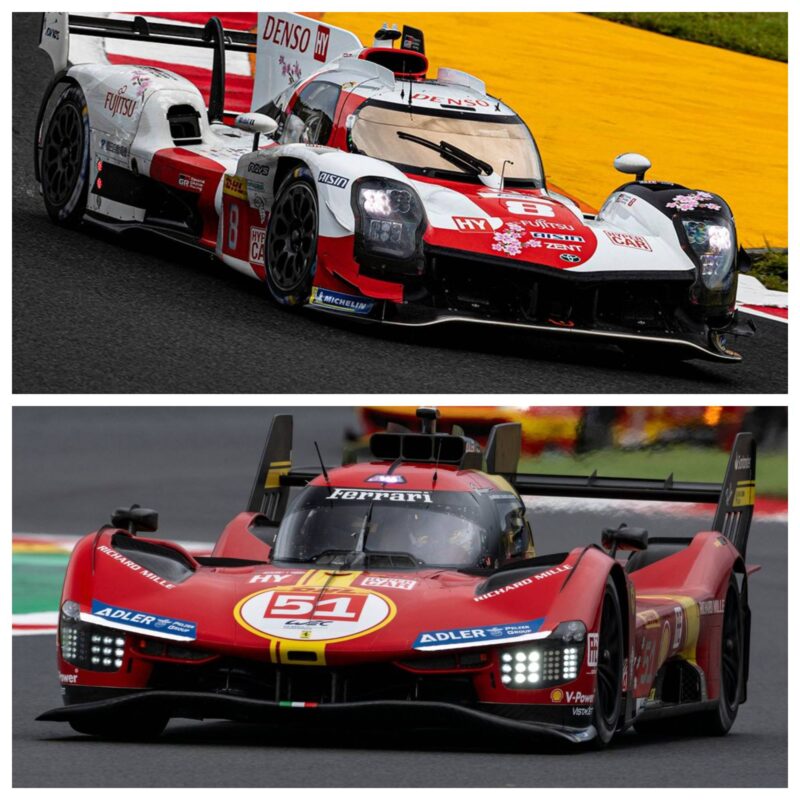 Ferrari e Toyota lideram os primeiros treinos em Fuji