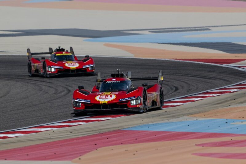 Após “enrosco” no Bahrein, Ferrari contente com o desempenhos dos carros no WEC