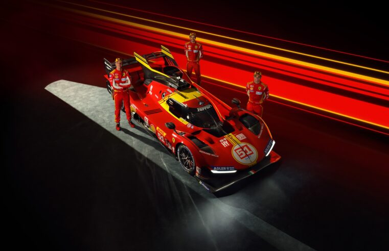Ferrari revela pintura para a temporada 2024 do WEC