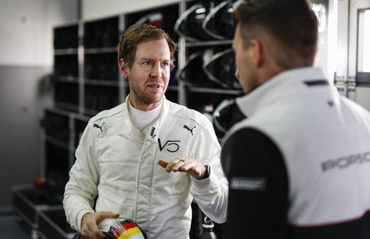 Sebastian Vettel após testar o Porsche LMDh em Aragón: “Foi definitivamente divertido”