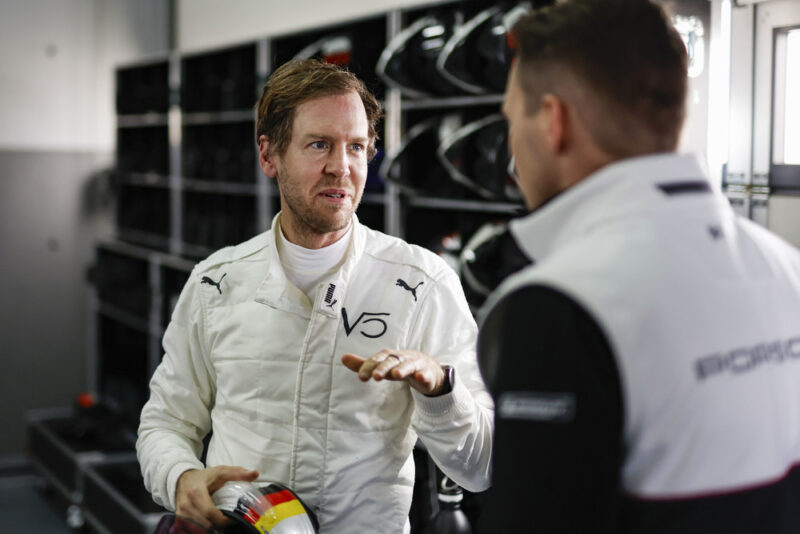 Sebastian Vettel após testar o Porsche LMDh em Aragón: “Foi definitivamente divertido”
