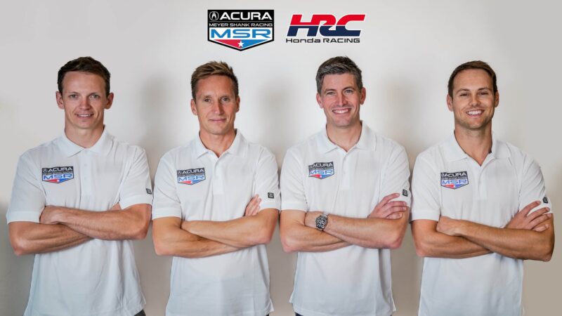 Acura Meyer Shank Racing confirma pilotos para o seu retorno a IMSA