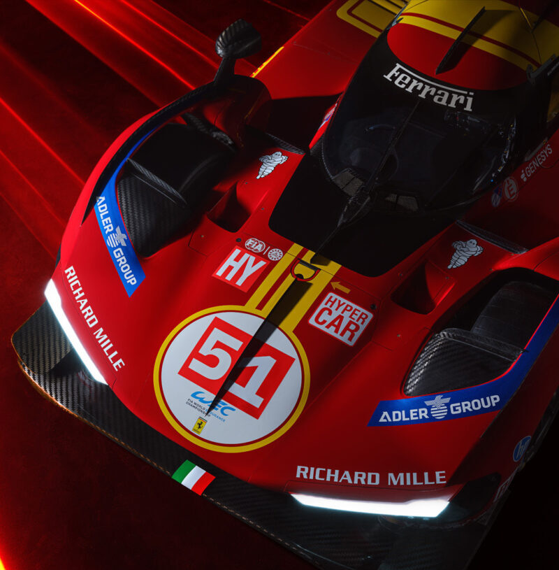 Ferrari apresenta cores do 499P para o WEC 2025