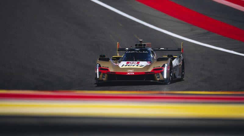 Cadillac Hertz JOTA adota inteligência artificial para otimizar desempenho durante às corridas