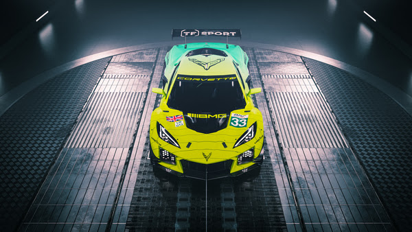TF Sport revela novo visual do Corvette Z06 GT3.R para a temporada 2026 do ELMS