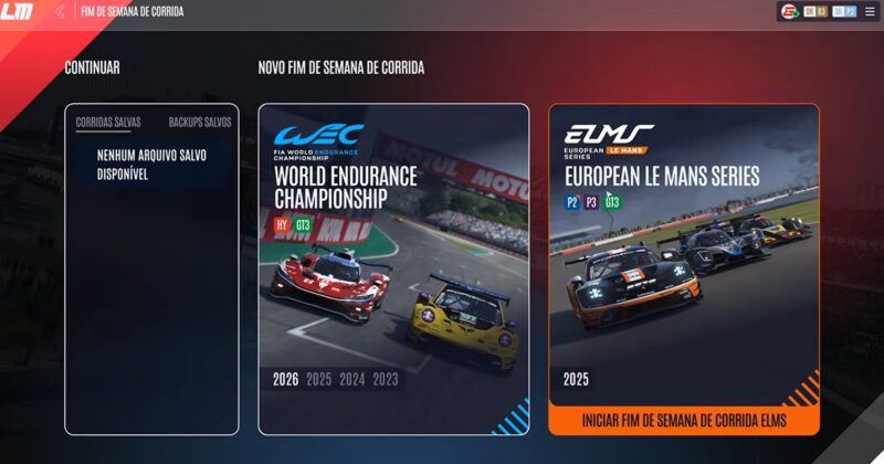 Le Mans Ultimate: Versão 1.4 trará melhorias, DLC e menu em português